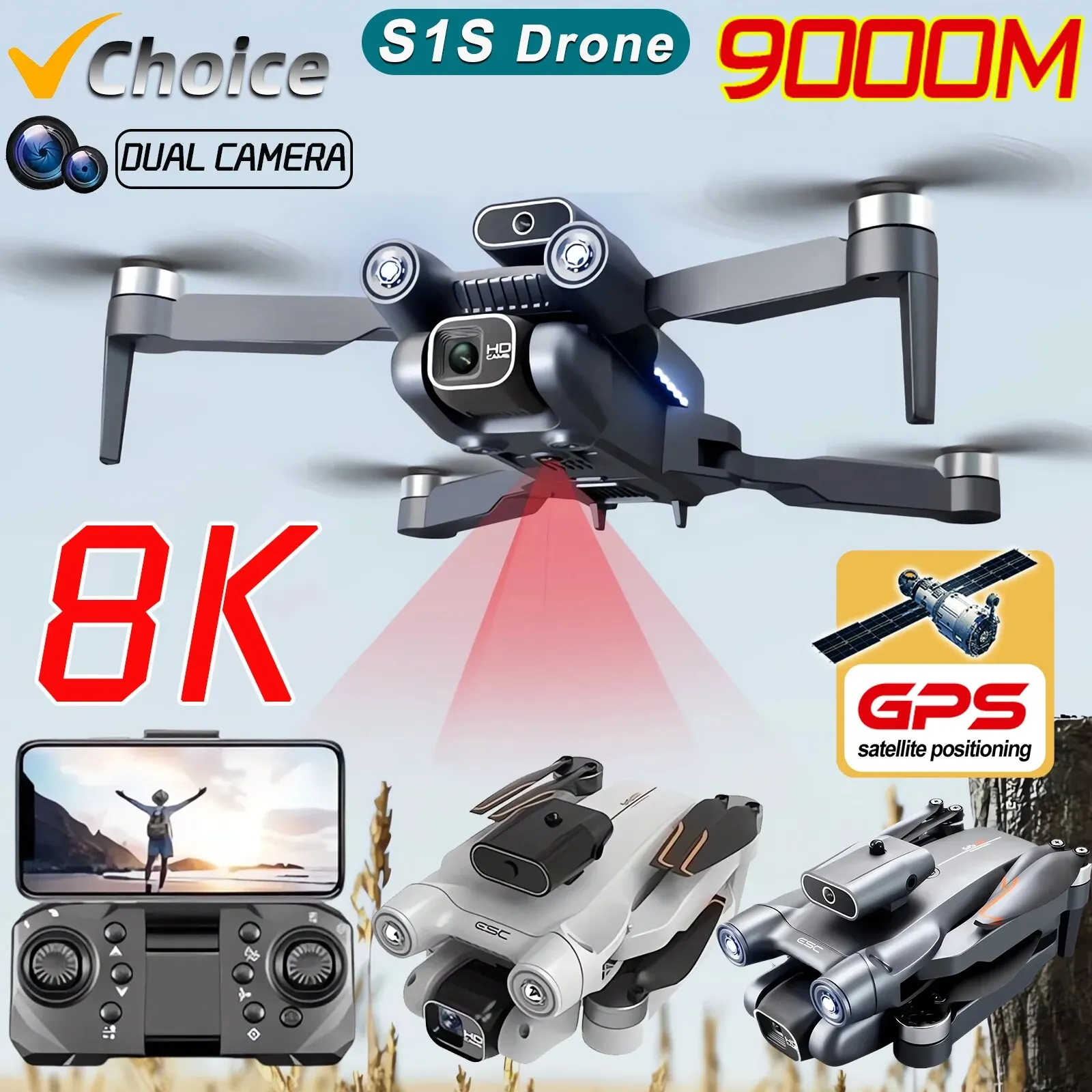 Drone Mapping - Новинка, камера для дрона S1S, GPS,