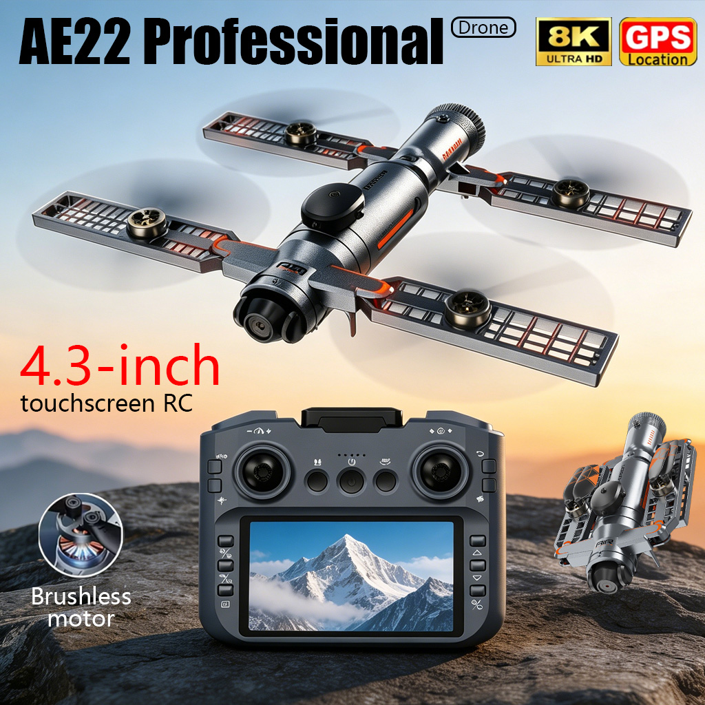 Drone Mapping - Усовершенствованный складной дрон AE22 PRO MAX