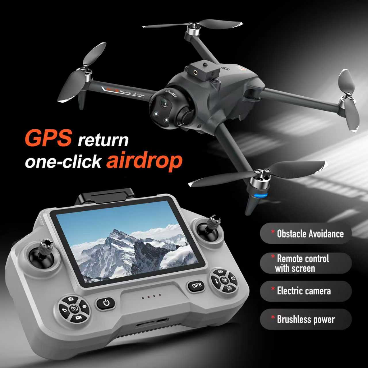Drone Multispectral - Квадрокоптер YL059 FPV GPS с двумя