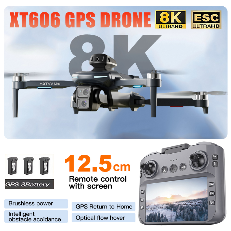 Дрон XT606 MAX 3 с аккумулятор – обзор и цена Drone Thermal Imaging