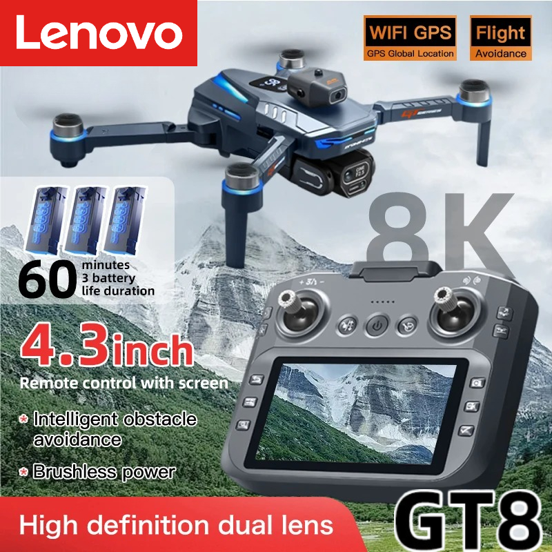 Дрон Lenovo GT8 8K профессиона – обзор и цена Drone Thermal Imaging
