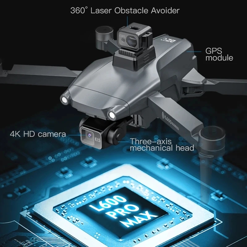 L600 PRO MAX GPS Дрон Професси – обзор и цена Drone Mapping
